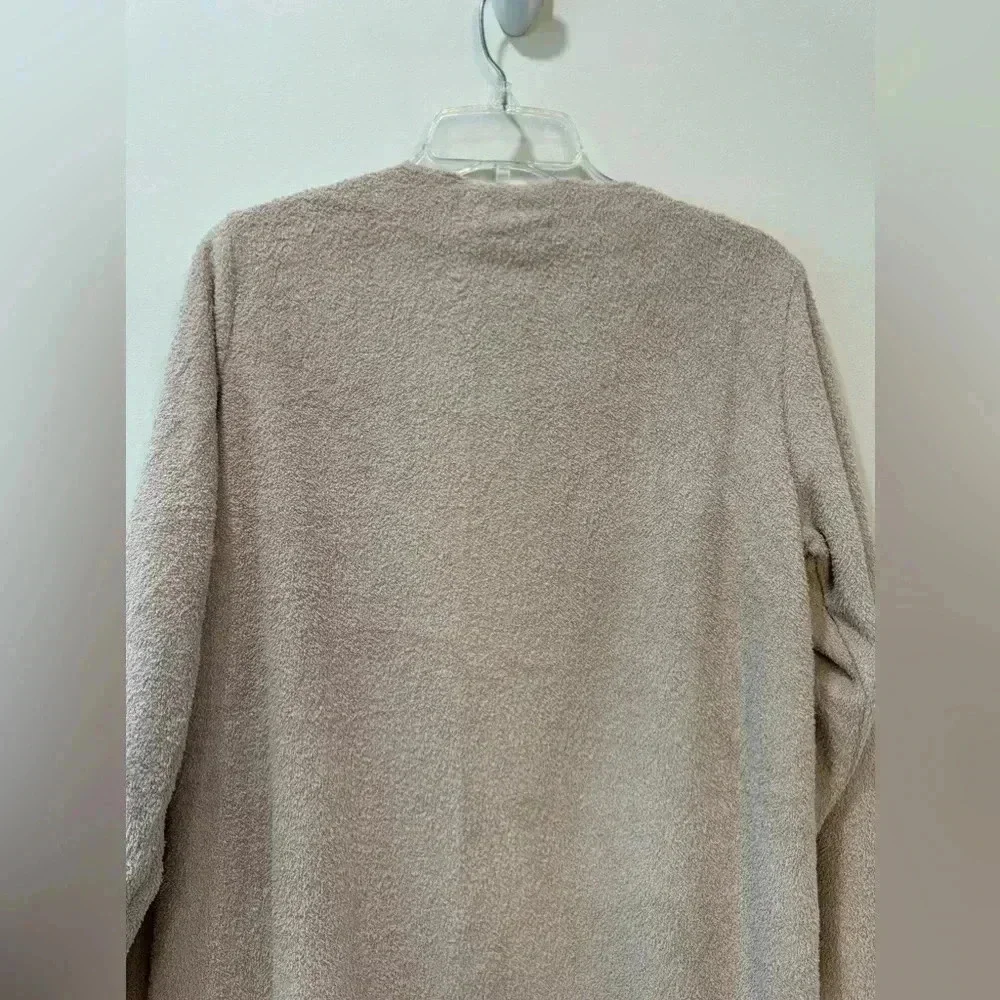 Blush Pink Open Front Soft Bathrobe - Size S